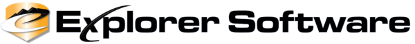 Explorer Software Shield-Logo black font on tranparent